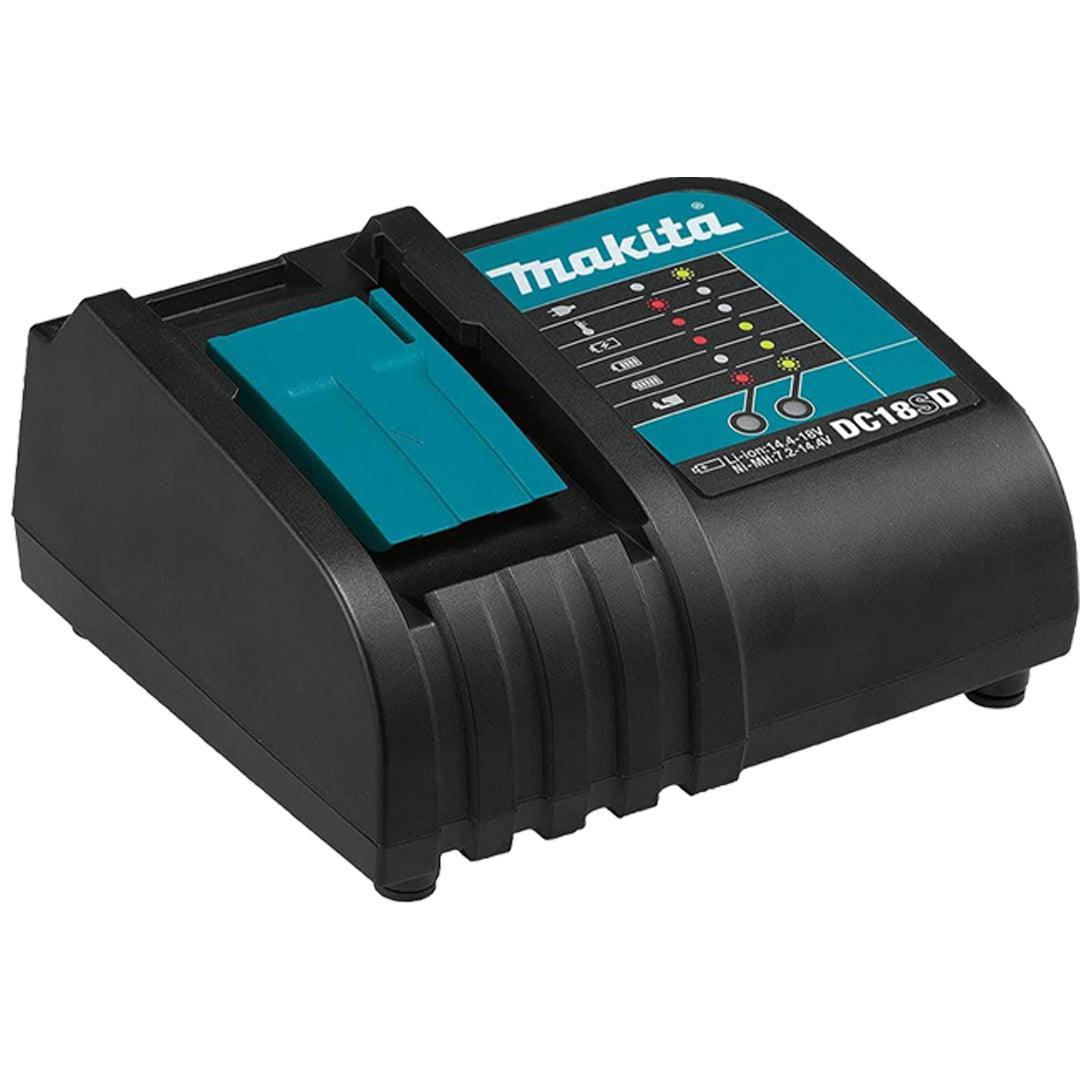 Makita DTD153RTJ 18V LXT Brushless Impact Driver Kit – Includes 2 x 5.0Ah Batteries, Charger, and MAKPAC Case for Easy Storage & Transport