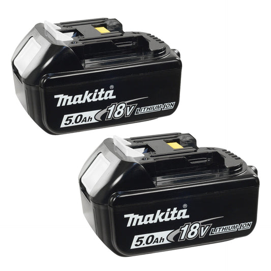 Makita 18V 5.0Ah Lithium-Ion Battery 2-Pack – High-Performance LXT Replacement
