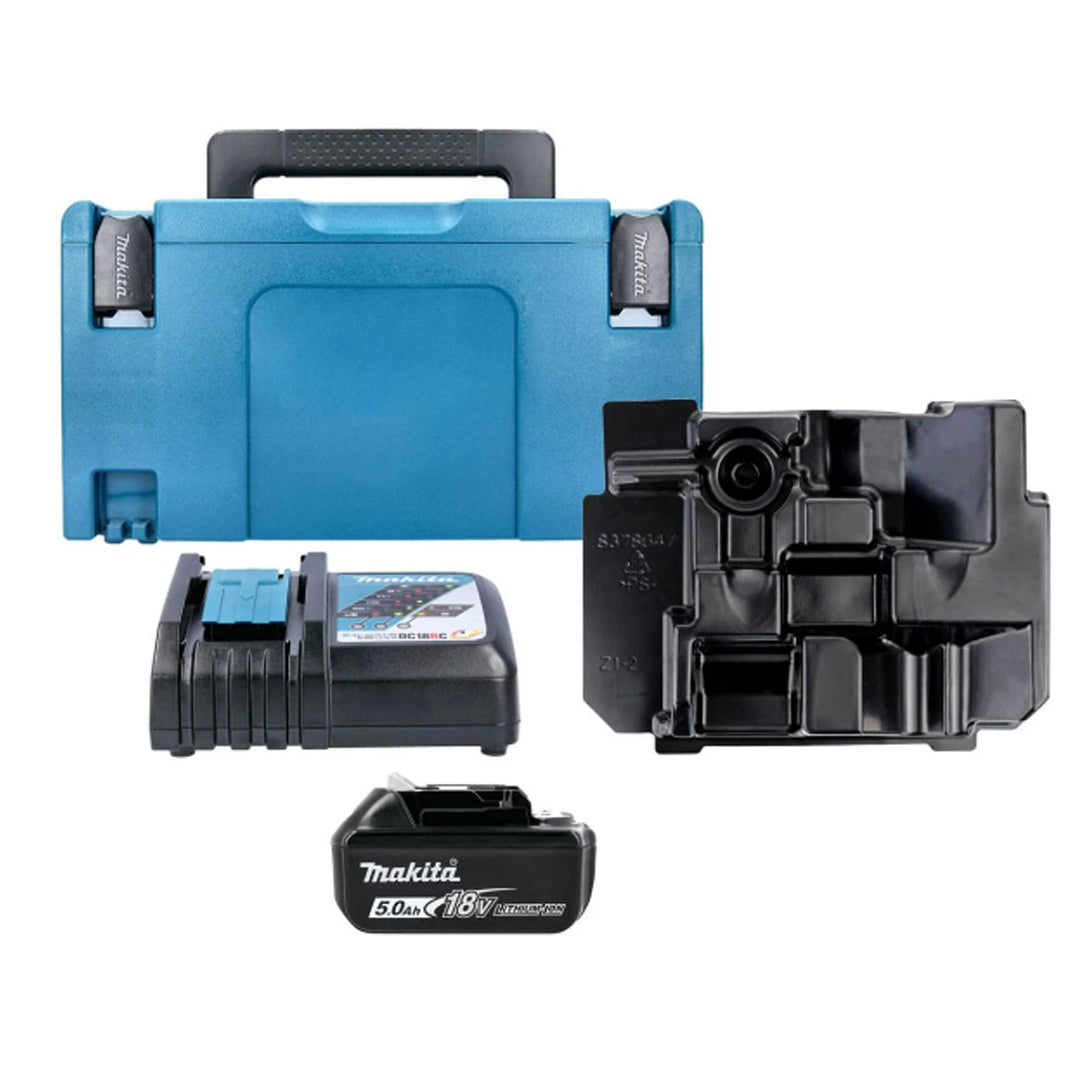 Makita BL1850 18V 5.0Ah Battery Kit with DC18RC Charger & Storage Case